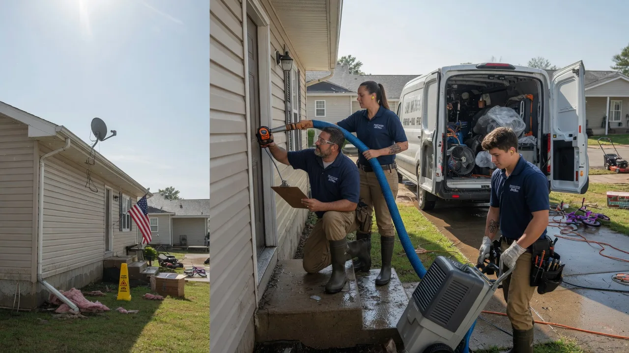 Ceiling Water Damage Restoration in Breda, IA near me